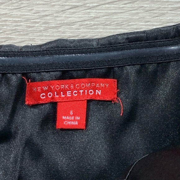 New York & Company Collection Elegant Black Strapless Dress - Picture 4 of 12